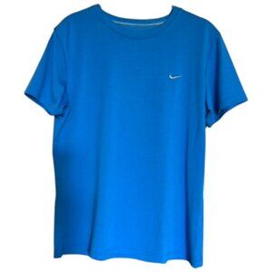 Nike Short Sleeve Blue Womens T-Shirt Sz L (12-14)